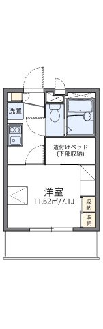 レオパレス内山の間取り