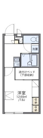 レオパレス宮西ストリートの間取り