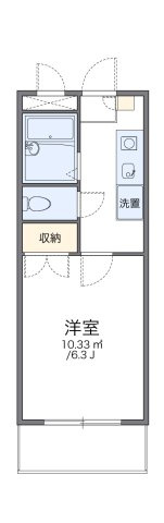 レオパレスアヴィオンⅡの間取り