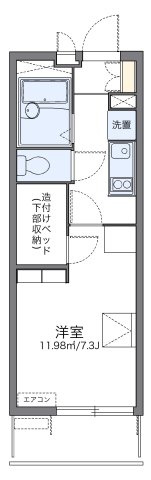 レオパレスＮｅｅｄｓの間取り|代表的な間取のため実際の間取とは異なる場合があります