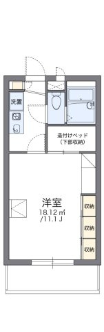 レオパレスヴィル　ヌーブの間取り