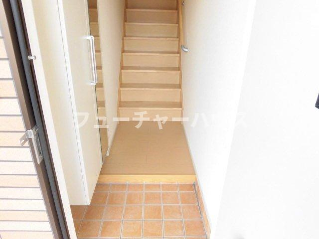 エスポワールなめかわＢの玄関|きれいな玄関です