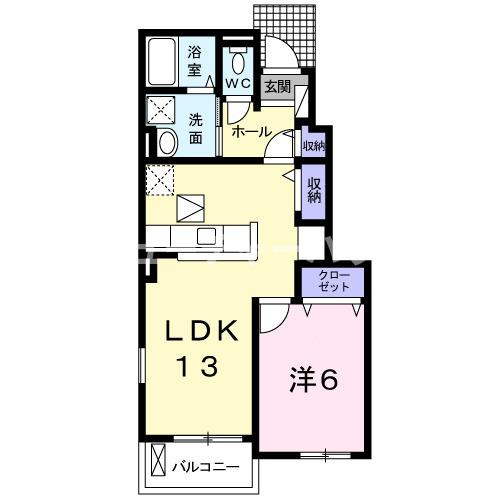 コッティ１０３７の間取り