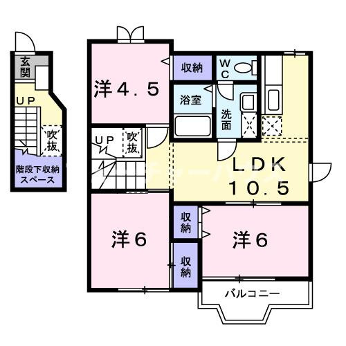 ＣＨＥＬＳＥＡ　ＨＯＵＳＥの間取り
