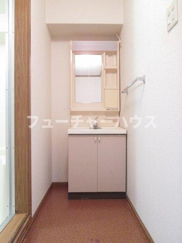 エヴァーグリーンの洗面所