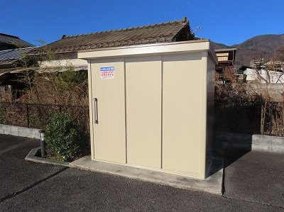 レオパレスセブンハート上田のその他|敷地内にゴミ庫が設置されておりゴミ捨てに便利です