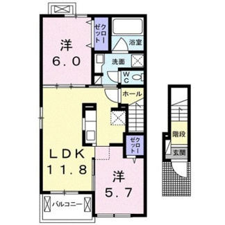 【間取り】 | キャトル　セゾンⅢ