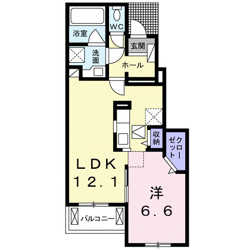セレーノＣの間取り