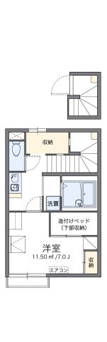 レオパレスＣＯＺＹ　ＣＯＵＲＴの間取り
