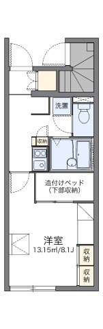レオパレスソフィア　Ｂの間取り