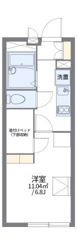 レオパレス山幸の間取り