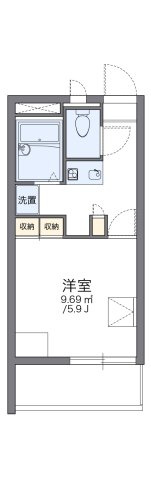 レオパレスｃｏｍｆｏｒｔの間取り|代表的な間取のため実際の間取とは異なる場合があります