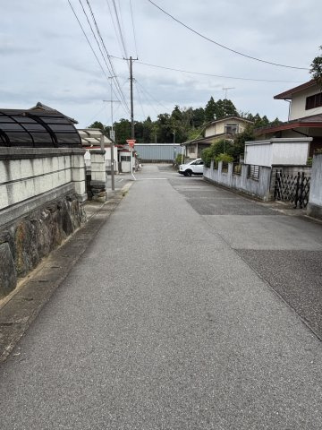 いわき市桜ケ丘二丁目　80坪の前面道路含む現地写真