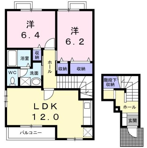 【間取り】 | トランキール　弐番館