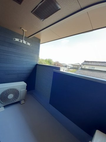 Ｄ．ＫｏＫｏｎａ　Ａのバルコニー|外からの目が気にならないバルコニーで洗濯物が干せます