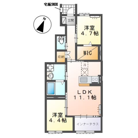セリアージュの間取り