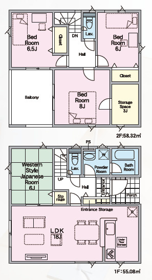 盛岡市上堂　第4の間取り