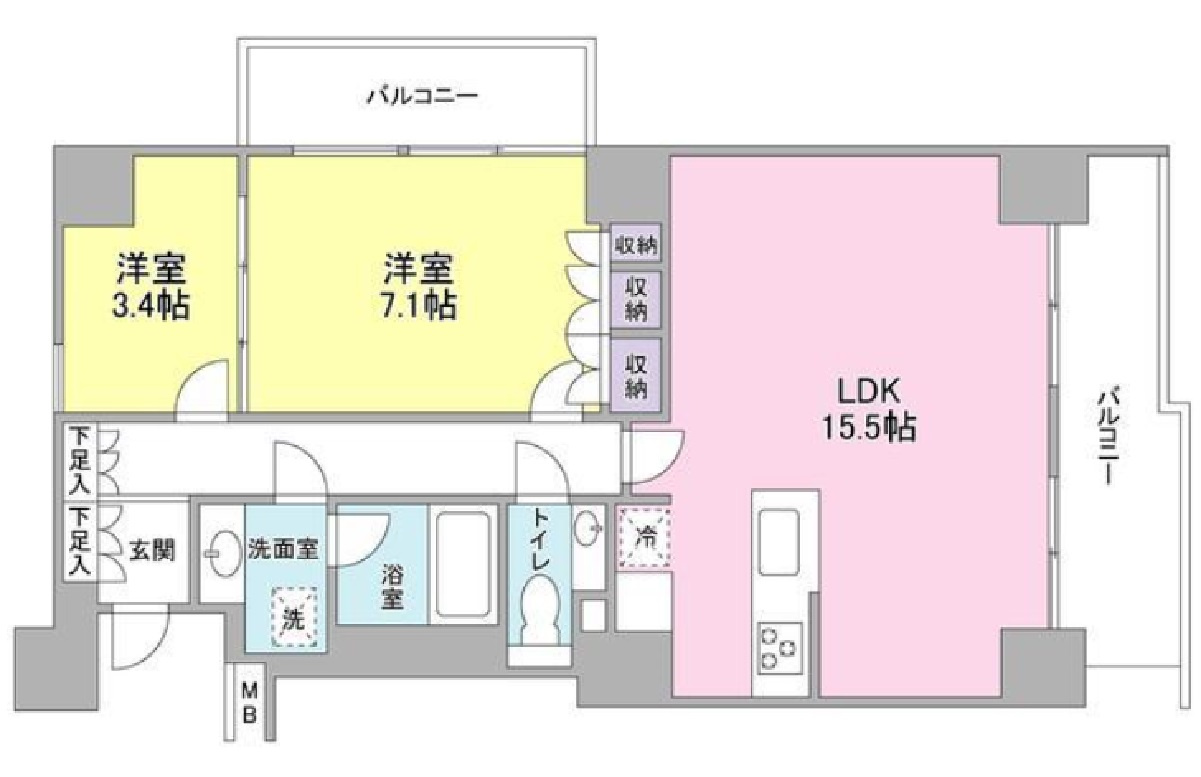プレディアスタイル池上南の間取り|間取り