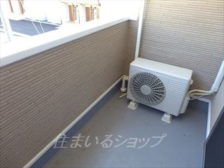 リバーサイド真倉　Hのバルコニー