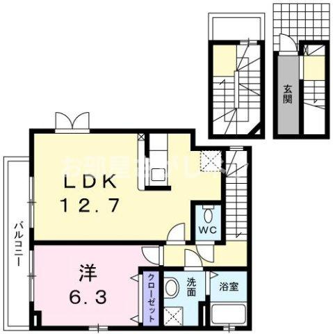 エクセルヴィラ【おとり物件なし】#学生・社会人にオススメ！初期費用分割払いOK！の間取り