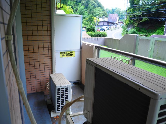 日野市三沢の中古マンションのバルコニー