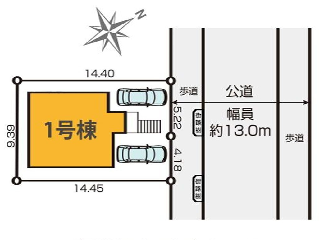 旭区今宿4期　の区画図