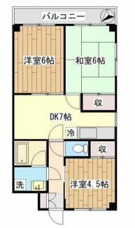 【間取り】 | 美しが丘マンション