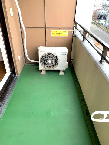 ライオンズマンション山王第二のバルコニー
