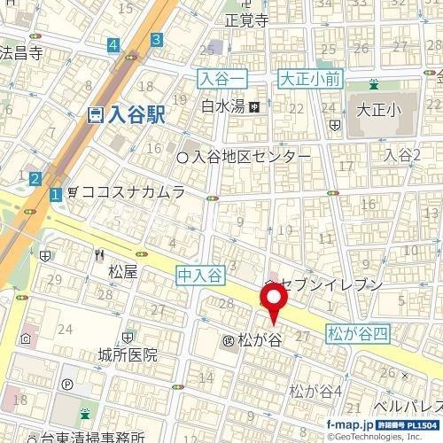 グランスタイル浅草【おとり物件なし】#学生・社会人にオススメ！初期費用分割払いOK！の地図