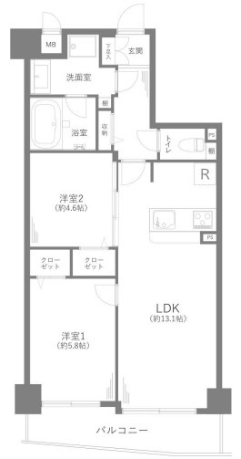 【間取り】 | マイキャッスル東長崎