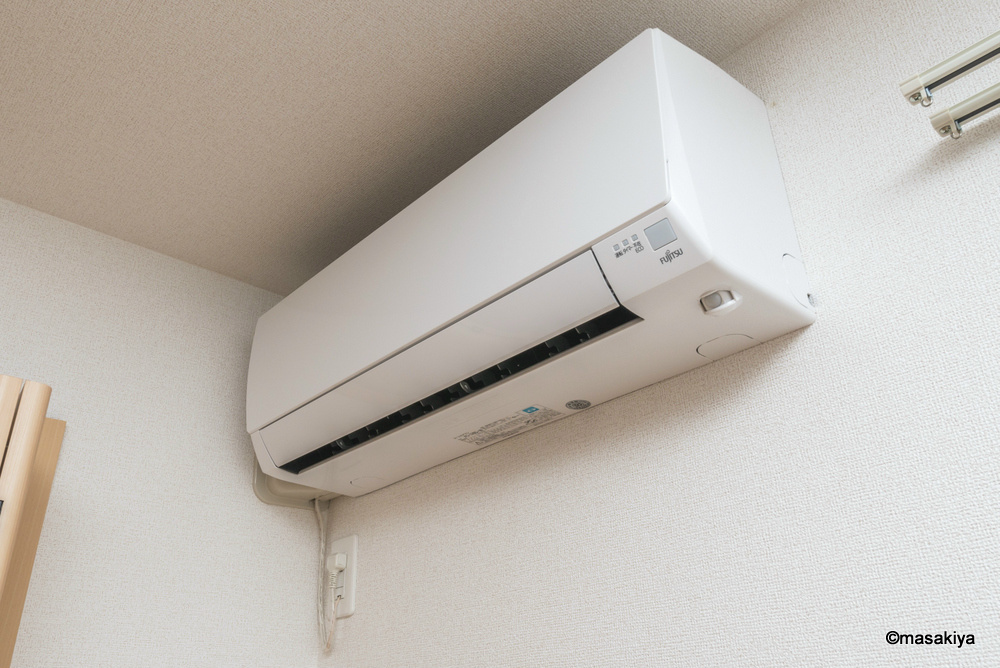 コッティ・ハーモニーの設備|エアコン2台付きのお部屋です。