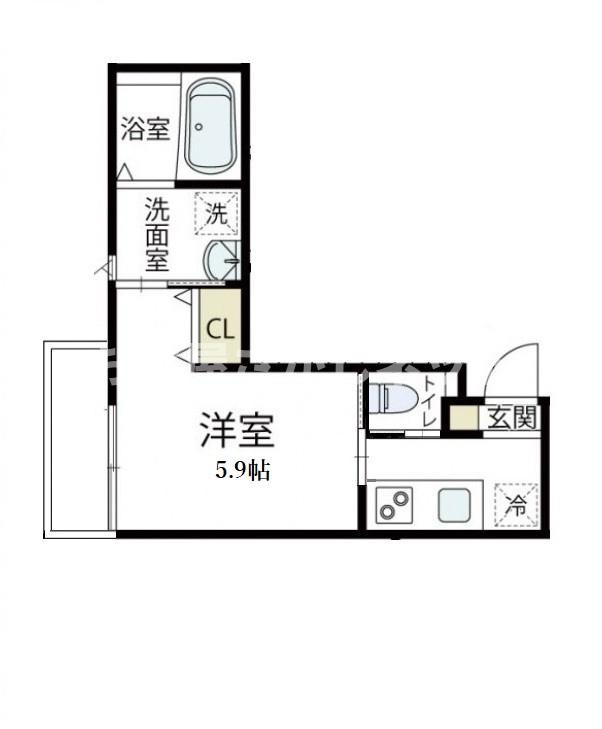 カーサ　デ　コスタ【おとり物件なし】#学生・社会人にオススメ！初期費用分割払いOK！の間取り