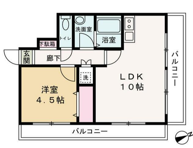 【間取り】 | ポートハイツ | 敷金・礼金なし！　