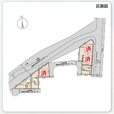 【区画図】 | ☆☆新築分譲　郡山市東山1丁目H　長期優良住宅　現地ご案内致します♪  | 全体区画図です！！
