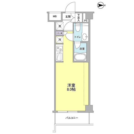 【間取り】 | リバーレ蒲田仲六郷