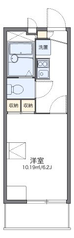 レオパレス下連雀の間取り