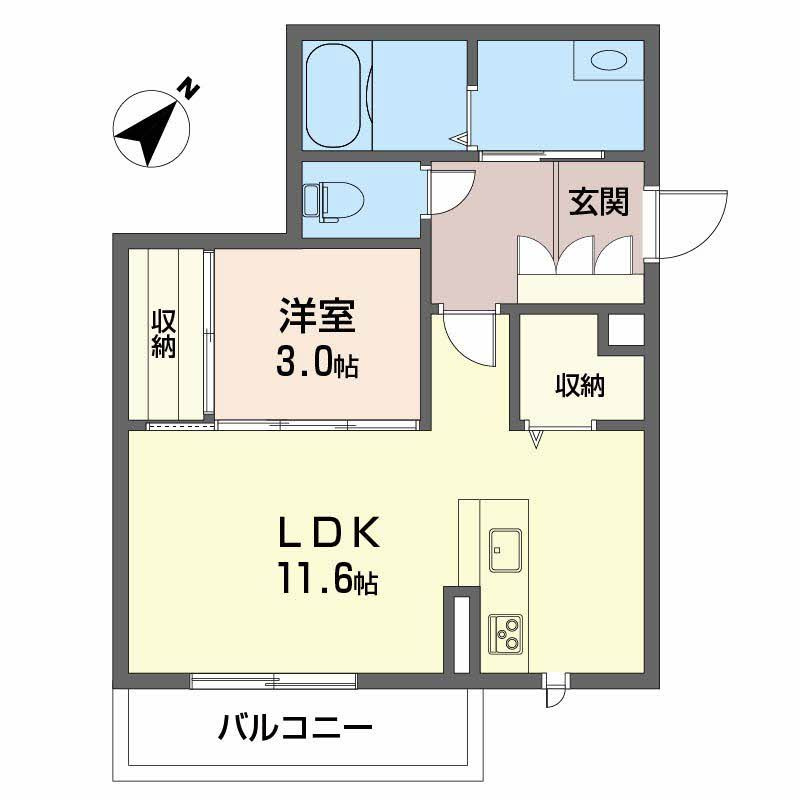 アルフラットⅠの間取り