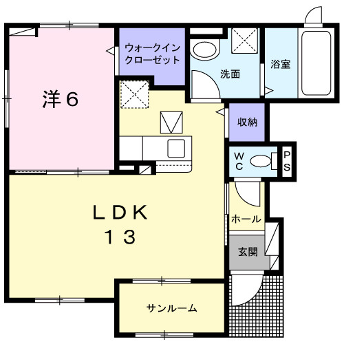 レゼール　Ⅰの間取り