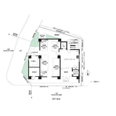 【区画図】 | プレール・ドゥーク品川旗の台 | 平面図