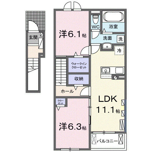 ミースⅠの間取り