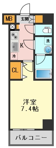 クレヴィスタ高砂Ⅱの間取り