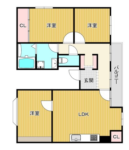 【間取り】 | 久一ハイツⅠ