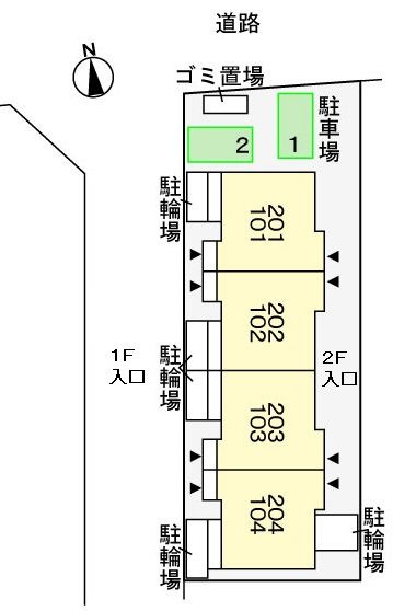 プロミネント・Ⅴの区画図