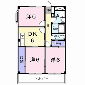 【間取り】 | パレアンソレイエ