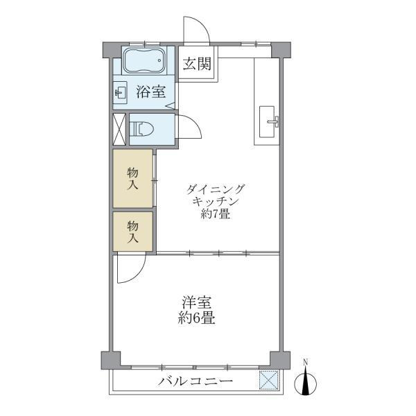 浅川コーポの間取り