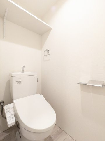 フラッフィー市谷台町のトイレ|清潔感のあるトイレです