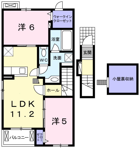 【間取り】 | プロムナード壱番館