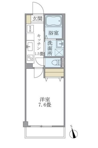 プレシャスカーサ　雑色の間取り
