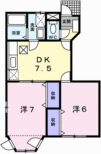 【間取り】 | モアークレスト　Ⅲ