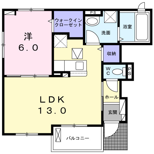 【間取り】 | ラシュレ白浜